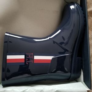 BRAND NEW TOMMY HILFIGER DARK BLUE SY RAIN BOOTS